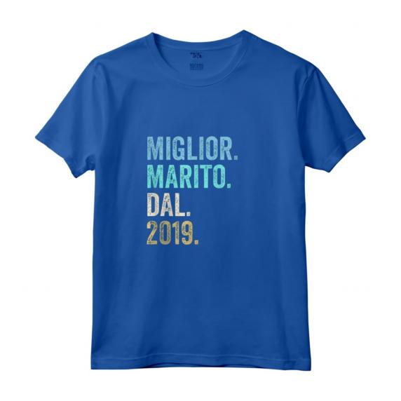 Miglior Marito Dal 2019 | Maglietta Anni 5 Anniversario Matrimonio - Regalo Vintage Retrò