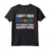 I Don't Need Internet My Husband Knows Everything - Maglietta Divertente per Donna - Regalo per Moglie, Sorella, Zia o Amica