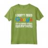 I Don't Need Internet My Husband Knows Everything - Maglietta Divertente per Donna - Regalo per Moglie, Sorella, Zia o Amica