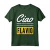 Ciao Sono Fantastico Flavio - Maglietta Divertente e Personalizzata per Figlio - Ideale per Compleanno