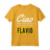 Ciao Sono Fantastico Flavio - Maglietta Divertente e Personalizzata per Figlio - Ideale per Compleanno