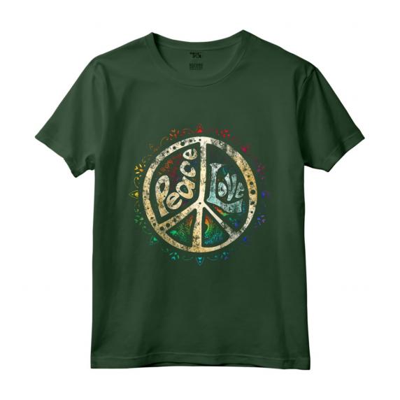 Retro Segno Psichedelico della Pace - Maglietta Vintage Anni '60 - Regalo Unico per Amanti dello Stile Hippie - Acquista Online