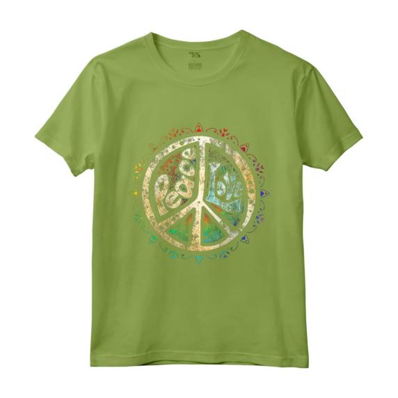 Retro Segno Psichedelico della Pace - Maglietta Vintage Anni '60 - Regalo Unico per Amanti dello Stile Hippie - Acquista Online