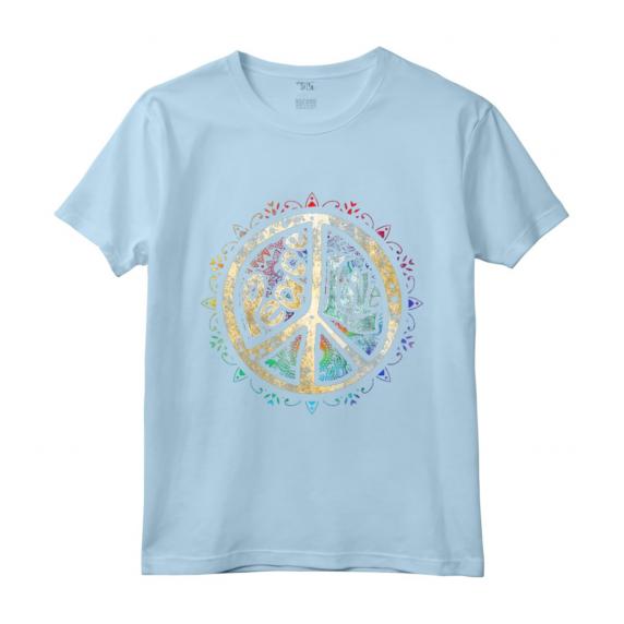 Retro Segno Psichedelico della Pace - Maglietta Vintage Anni '60 - Regalo Unico per Amanti dello Stile Hippie - Acquista Online