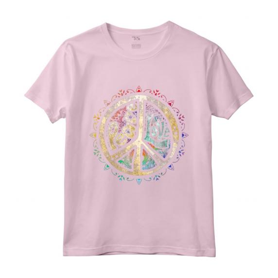 Retro Segno Psichedelico della Pace - Maglietta Vintage Anni '60 - Regalo Unico per Amanti dello Stile Hippie - Acquista Online