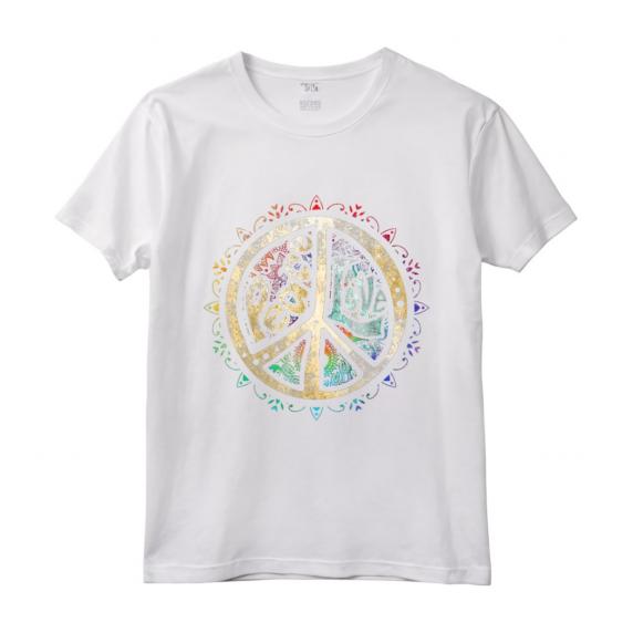 Retro Segno Psichedelico della Pace - Maglietta Vintage Anni '60 - Regalo Unico per Amanti dello Stile Hippie - Acquista Online