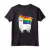 LGBT Bandiera T-Shirt Llama Gay Lesbica Resist - Alpaca Gay Pride Awareness - Ideale come Regalo per Sostenitori della Comunità LGBTQ+