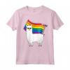 LGBT Bandiera T-Shirt Llama Gay Lesbica Resist - Alpaca Gay Pride Awareness - Ideale come Regalo per Sostenitori della Comunità LGBTQ+