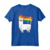 LGBT Bandiera T-Shirt Llama Gay Lesbica Resist - Alpaca Gay Pride Awareness - Ideale come Regalo per Sostenitori della Comunità LGBTQ+