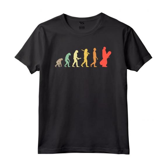 Snowboard Evoluzione Retrò - Maglietta Regalo per Snowboarder - Design Vintage Divertente