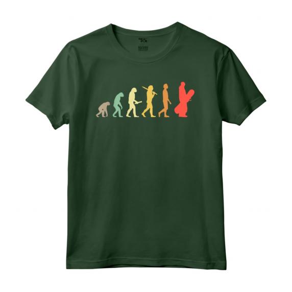 Snowboard Evoluzione Retrò - Maglietta Regalo per Snowboarder - Design Vintage Divertente