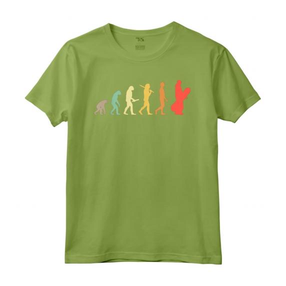 Snowboard Evoluzione Retrò - Maglietta Regalo per Snowboarder - Design Vintage Divertente