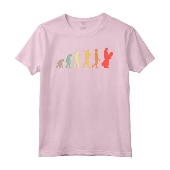 Snowboard Evoluzione Retrò - Maglietta Regalo per Snowboarder - Design Vintage Divertente