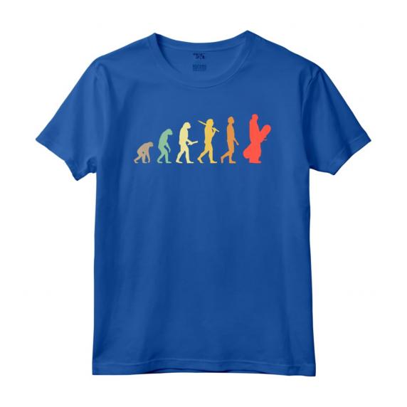 Snowboard Evoluzione Retrò - Maglietta Regalo per Snowboarder - Design Vintage Divertente