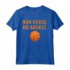 Pallacanestro Basket Non Posso Maglietta - Design Divertente - Ideale per gli Appassionati di Basket