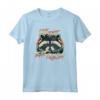 Live Fast Eat Trash - Divertente Retro Trash Panda Raccoon Maglietta - Design Grafico Vintage per Amanti dei Procioni
