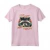 Live Fast Eat Trash - Divertente Retro Trash Panda Raccoon Maglietta - Design Grafico Vintage per Amanti dei Procioni