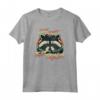 Live Fast Eat Trash - Divertente Retro Trash Panda Raccoon Maglietta - Design Grafico Vintage per Amanti dei Procioni