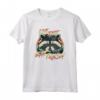 Live Fast Eat Trash - Divertente Retro Trash Panda Raccoon Maglietta - Design Grafico Vintage per Amanti dei Procioni
