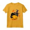 Halloween Carino Gatto Nero Strega Cappello Zucca Maglietta - Costume Mamma Gatto Unico per la Festa di Halloween - Ideale per Trick-or-Treat