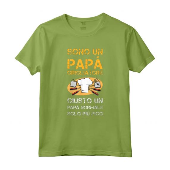 Maglietta Barbecue Divertente - Regalo Papà Grigliatore - T-shirt con Scritte Ironiche e Frasi Originali - Marca HapTiger