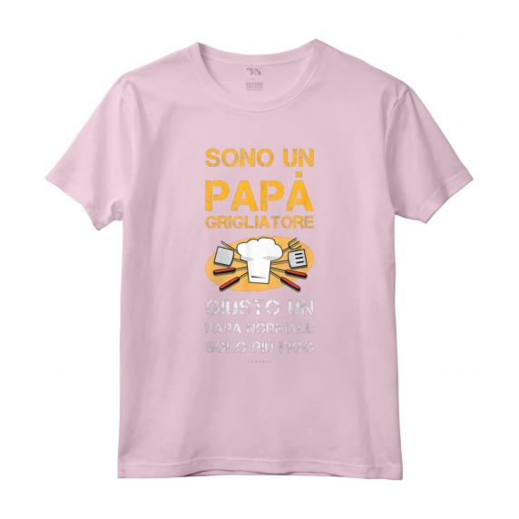 Maglietta Barbecue Divertente - Regalo Papà Grigliatore - T-shirt con Scritte Ironiche e Frasi Originali - Marca HapTiger