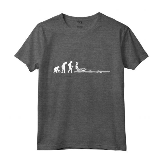Evoluzione Vogatore Sviluppo di una Barca a Remi - Maglietta Canottaggio Vintage - Idea Regalo Compleanno Natale