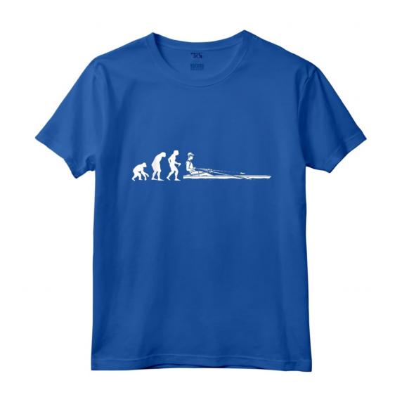 Evoluzione Vogatore Sviluppo di una Barca a Remi - Maglietta Canottaggio Vintage - Idea Regalo Compleanno Natale