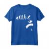 Skydiver Evolution Divertente - Maglietta Paracadutismo - Ideale Regalo per Amanti dell'Adrenalina