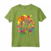 Segno di Pace Luminoso Fiore Colorato Anni '60 Anni '70 Maglietta - Stile Hippie Retrò Vintage - Ideale per Appassionati della Pace e dell'Amore