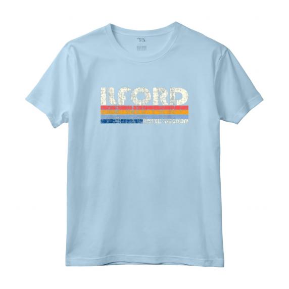 Retro Vintage 70s 80s Style Ilford, Regno Unito Maglietta - Design retrò con Font Colorato e Stile Classico Vintage