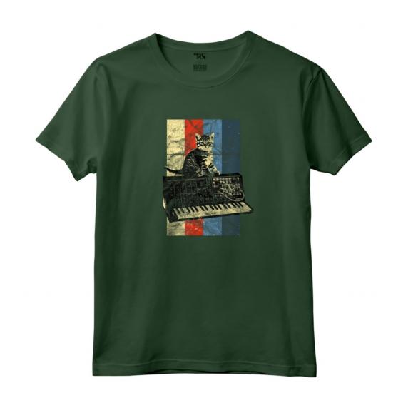 HapTiger Studio Gear Maglietta - Design Vintage per Appassionati di Synth e Techno - Ideale come Regalo per Natale o Compleanno