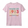Made in 1983 Compleanno Uomo Donna Regalo Anni 40 Maglietta - Edizione Limitata Originale per il 50º Compleanno - Idea Regalo Unica