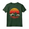 Fly Fishing Sunset Retro Trout Angling Fisherman Angler Gift Maglietta - Angler's Paradise - Ideal for Dad, Mom, Husband or Wife