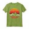 Fly Fishing Sunset Retro Trout Angling Fisherman Angler Gift Maglietta - Angler's Paradise - Ideal for Dad, Mom, Husband or Wife