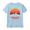 Fly Fishing Sunset Retro Trout Angling Fisherman Angler Gift Maglietta - Angler's Paradise - Ideal for Dad, Mom, Husband or Wife