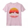 Fly Fishing Sunset Retro Trout Angling Fisherman Angler Gift Maglietta - Angler's Paradise - Ideal for Dad, Mom, Husband or Wife