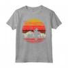 Fly Fishing Sunset Retro Trout Angling Fisherman Angler Gift Maglietta - Angler's Paradise - Ideal for Dad, Mom, Husband or Wife