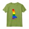LGBTQ - Dildo arcobaleno con scritta