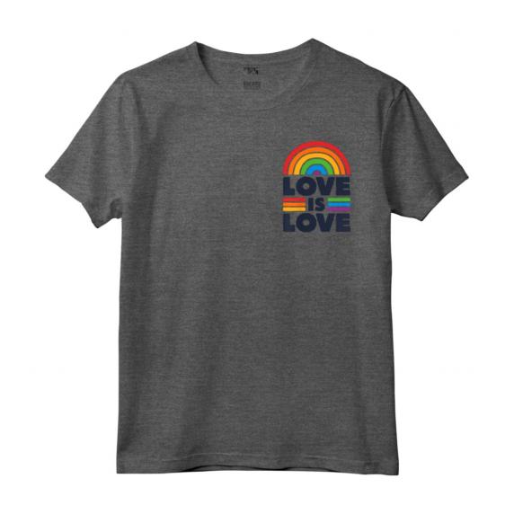 LGBTQ Love Is Love Pocket Gay Pride LGBT Ally Rainbow Flag Maglietta - Retro Vintage Design for LGBT Awareness Month and Pride Parades