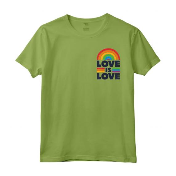 LGBTQ Love Is Love Pocket Gay Pride LGBT Ally Rainbow Flag Maglietta - Retro Vintage Design for LGBT Awareness Month and Pride Parades