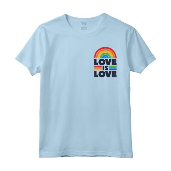 LGBTQ Love Is Love Pocket Gay Pride LGBT Ally Rainbow Flag Maglietta - Retro Vintage Design for LGBT Awareness Month and Pride Parades
