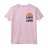 LGBTQ Love Is Love Pocket Gay Pride LGBT Ally Rainbow Flag Maglietta - Retro Vintage Design for LGBT Awareness Month and Pride Parades