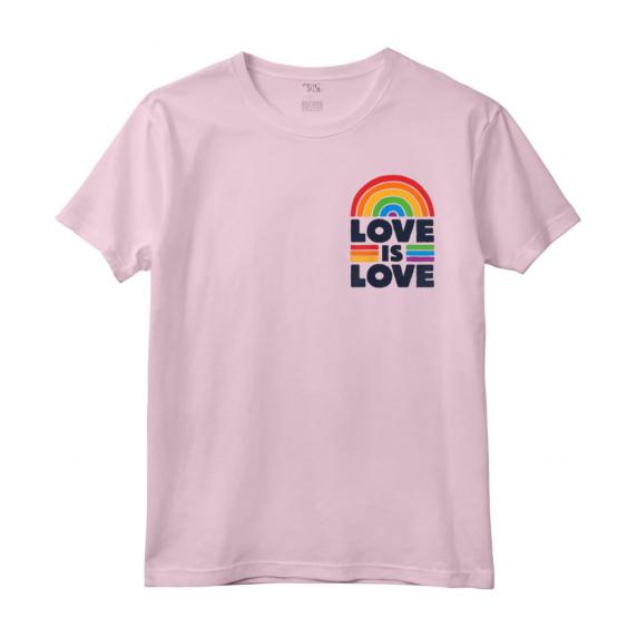 LGBTQ Love Is Love Pocket Gay Pride LGBT Ally Rainbow Flag Maglietta - Retro Vintage Design for LGBT Awareness Month and Pride Parades