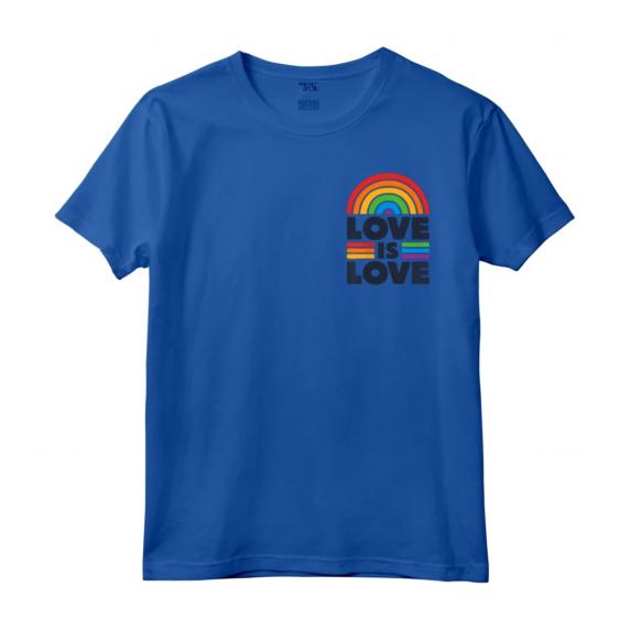 LGBTQ Love Is Love Pocket Gay Pride LGBT Ally Rainbow Flag Maglietta - Retro Vintage Design for LGBT Awareness Month and Pride Parades