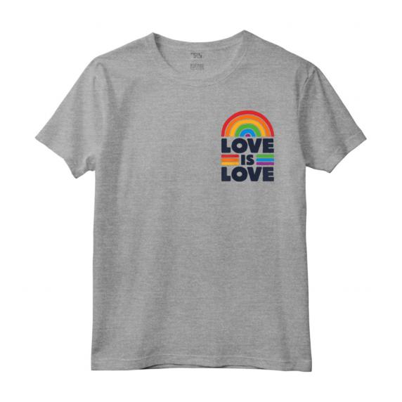 LGBTQ Love Is Love Pocket Gay Pride LGBT Ally Rainbow Flag Maglietta - Retro Vintage Design for LGBT Awareness Month and Pride Parades