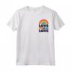 LGBTQ Love Is Love Pocket Gay Pride LGBT Ally Rainbow Flag Maglietta - Retro Vintage Design for LGBT Awareness Month and Pride Parades