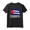 Bandiera Cubana di Cubanita - Maglietta con Testo Cubanita - Regalo Ideale per Famiglia e Amici Amanti della Cultura Cubana