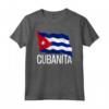 Bandiera Cubana di Cubanita - Maglietta con Testo Cubanita - Regalo Ideale per Famiglia e Amici Amanti della Cultura Cubana