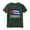 Bandiera Cubana di Cubanita - Maglietta con Testo Cubanita - Regalo Ideale per Famiglia e Amici Amanti della Cultura Cubana